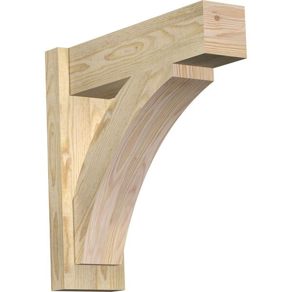 Ekena Millwork Thorton Block Rough Sawn Outlooker, Douglas Fir, 6"W x 20"D x 20"H OUT06X20X20THR05RDF - main